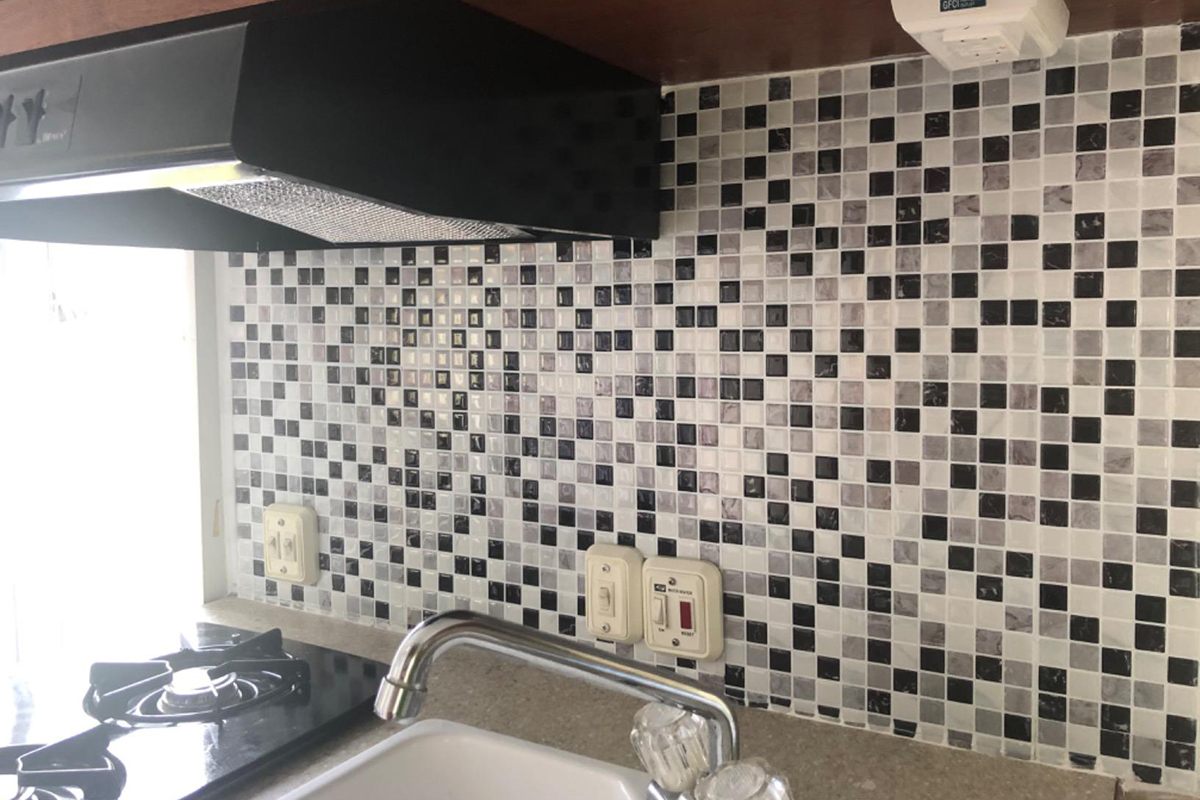 3d adhesive vinyl square tile for kitchen backsplash mosaic