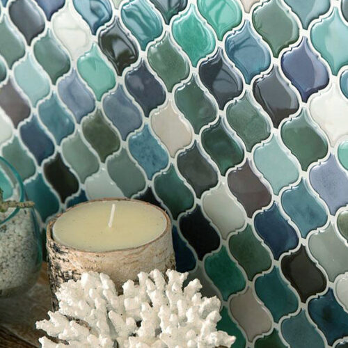 3d arabesque moroccan mosaic tiles for home wall