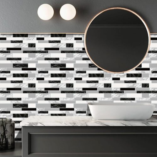 bathroom backsplash bella vinyl tiles