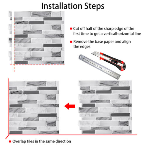 how to install peel and stick grey marble vinyl tiles