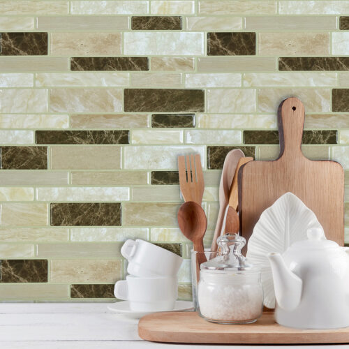 home wall covering instant mosaic vinyl tile