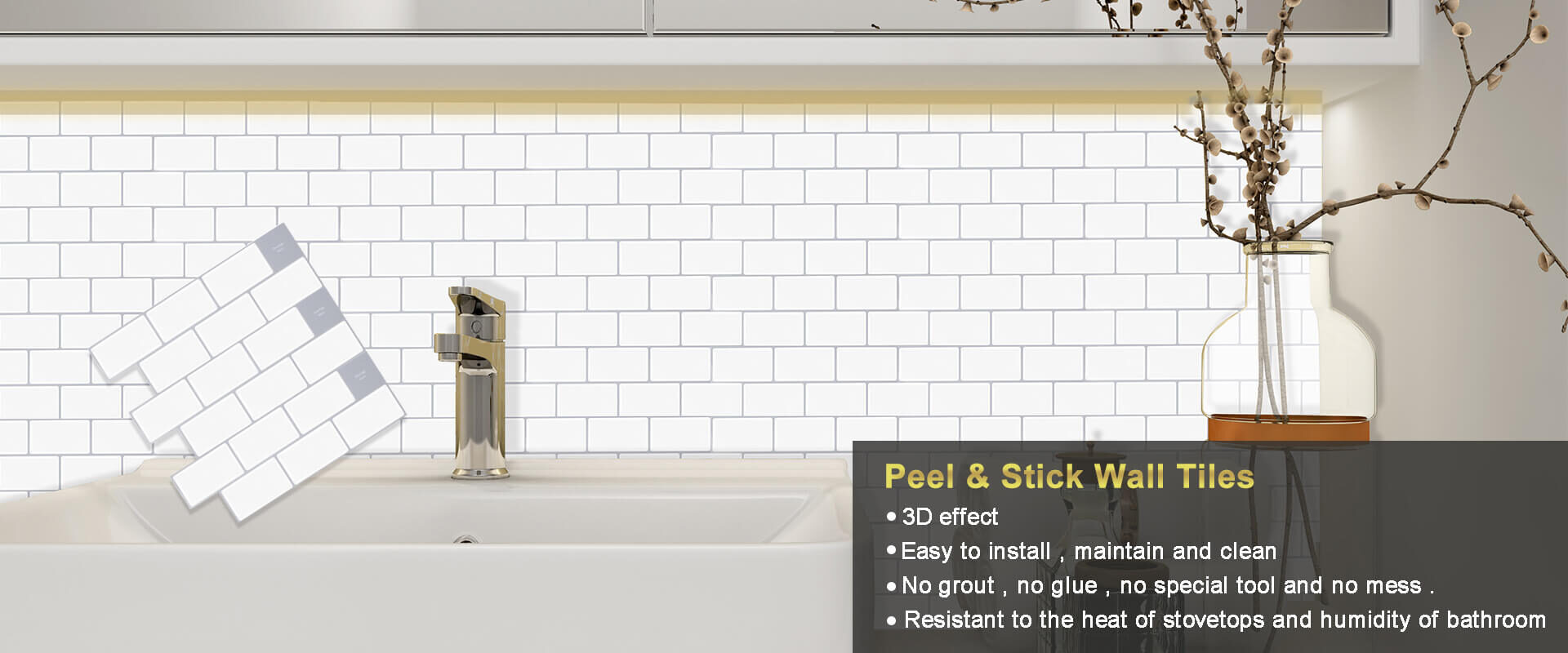 Peel and Stick Vinyl Tile