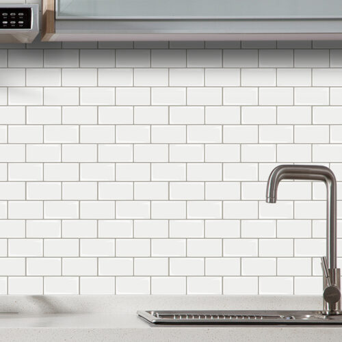 peel and stick vinyl subway tiles for kitchen backsplash