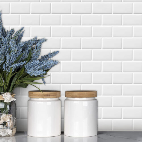 peel and stick white subway wall tile