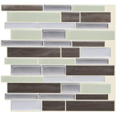 3D Peel and Stick Smart Vinyl Wall Tile (10 tiles)