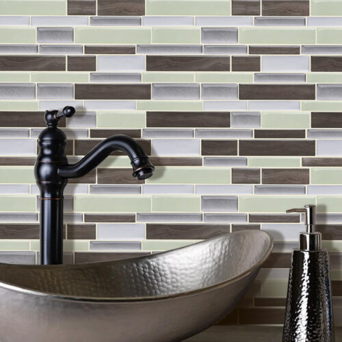 bathroom backsplash smart vinyl wall tiles