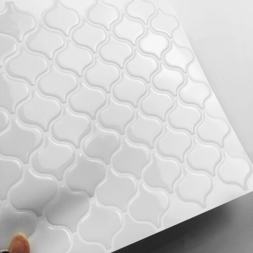 3d soft white lantern tile