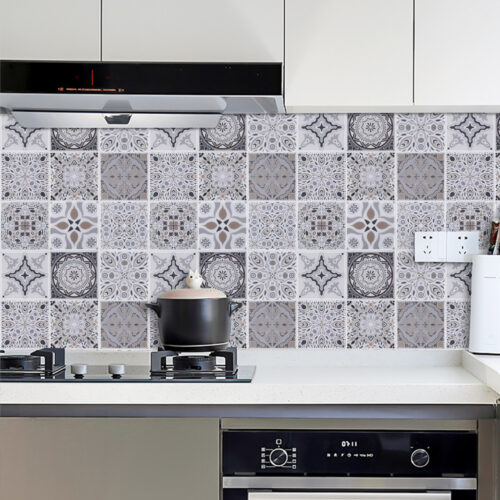 kitchen backsplash peel and stick Moroccan easy tile sticker