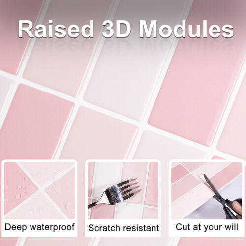 3d easy to cut vinyl finger tile