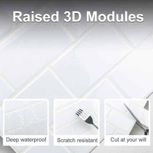 3d upgrade white metro vinyl tile