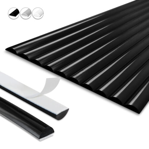 black wall tile edge trim