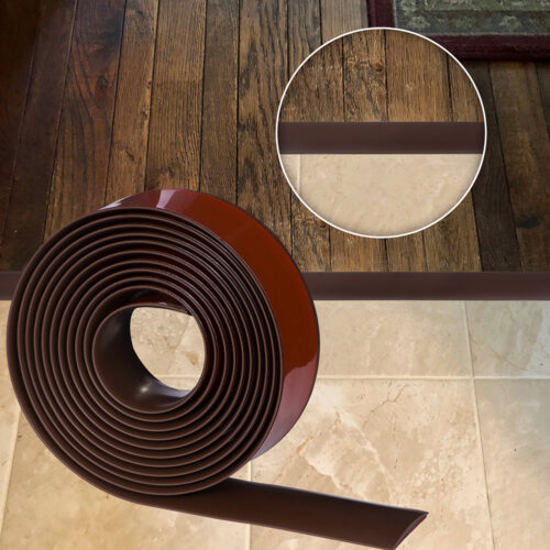 coffee brown floor transition strip