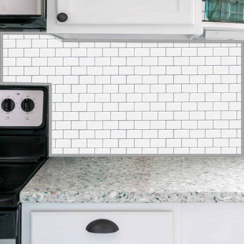 kitchen backsplash peel and stick tile trim