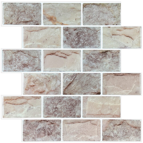 faux stone brick tile