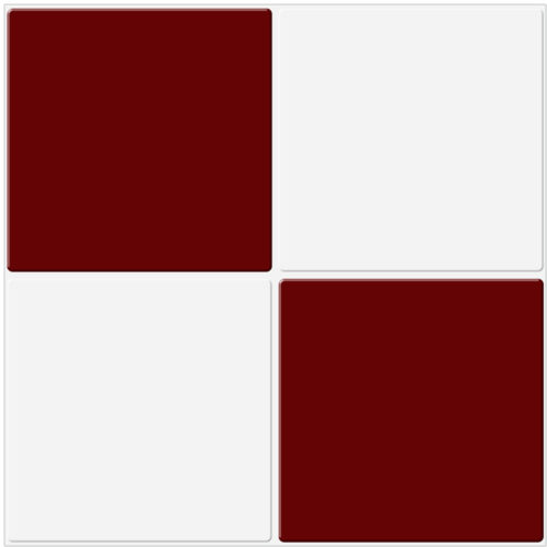 red and white tile