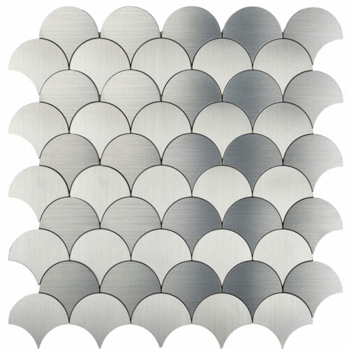 fish scale stainless steel tile