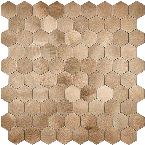 copper hexagon tile