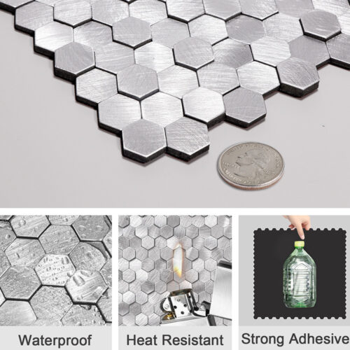 high quality self adhesive mosaic aluminum honeycomb tile