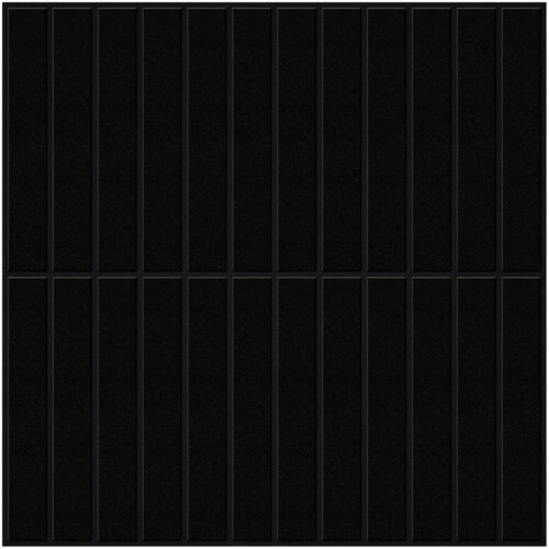 black wall panel tile