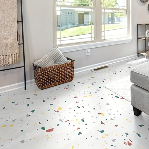 home decor peel and stick terrazzo vinyl flooring tiles