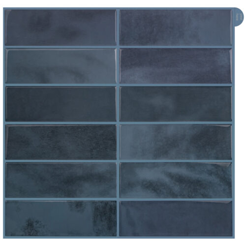 Matte Denim Blue Vinyl Tile