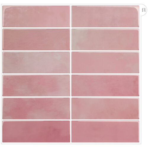 brick pink vinyl tile