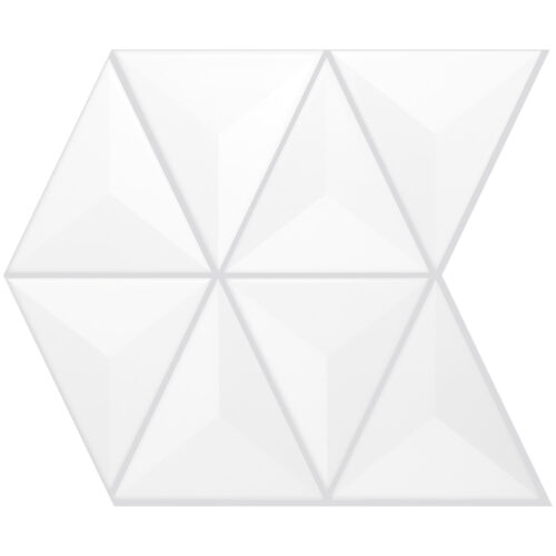 white triangle tile